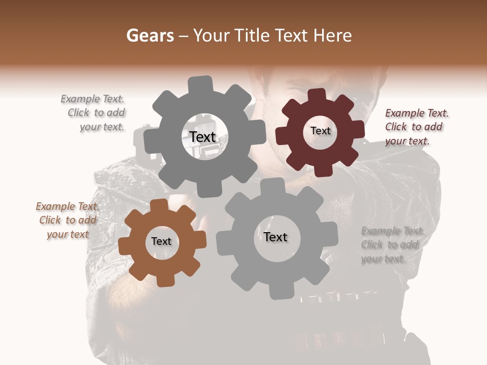 Power Assault Weapon PowerPoint Template