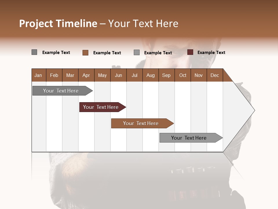 Power Assault Weapon PowerPoint Template