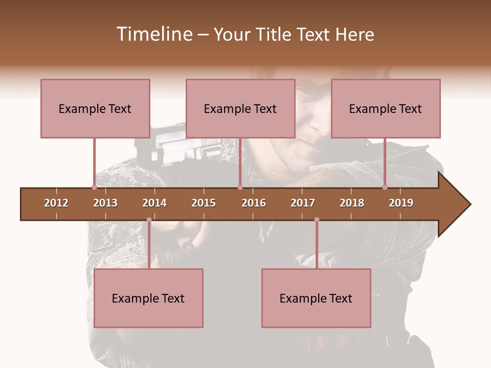 Power Assault Weapon PowerPoint Template