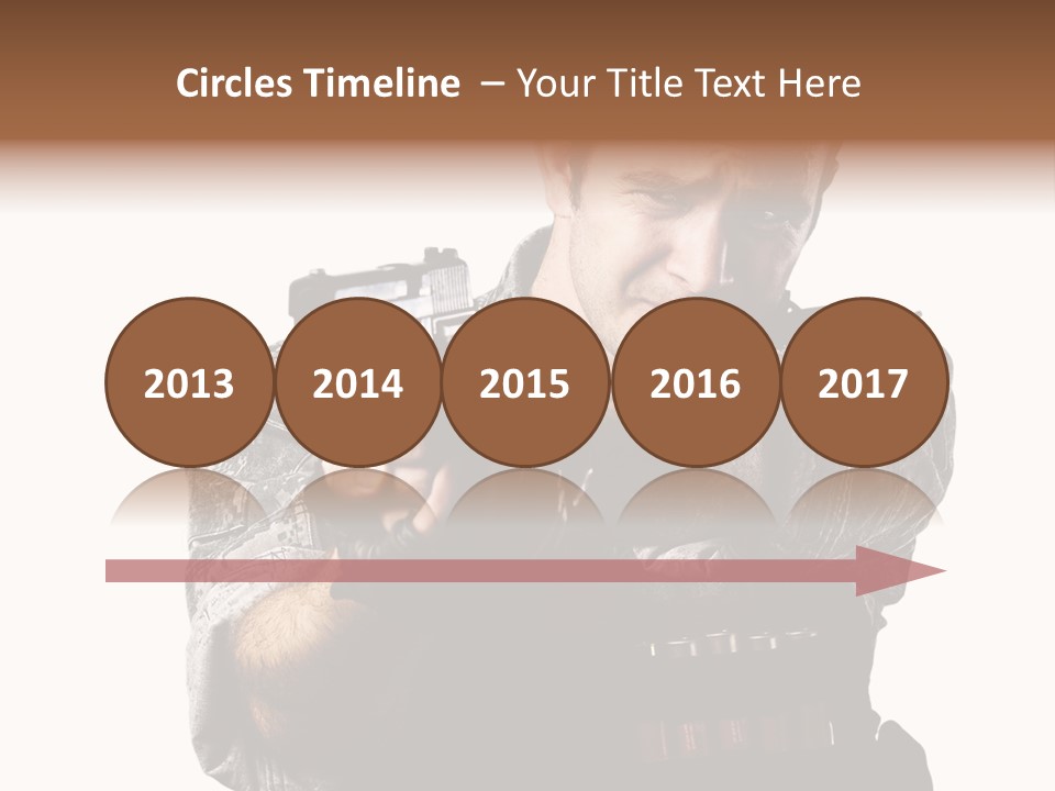 Power Assault Weapon PowerPoint Template