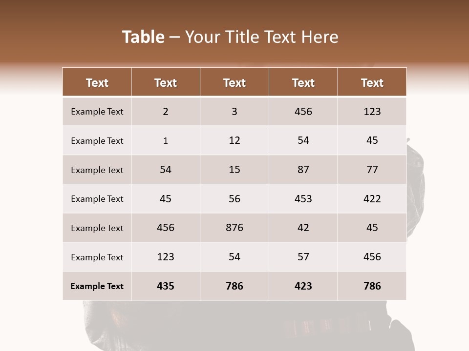 Power Assault Weapon PowerPoint Template