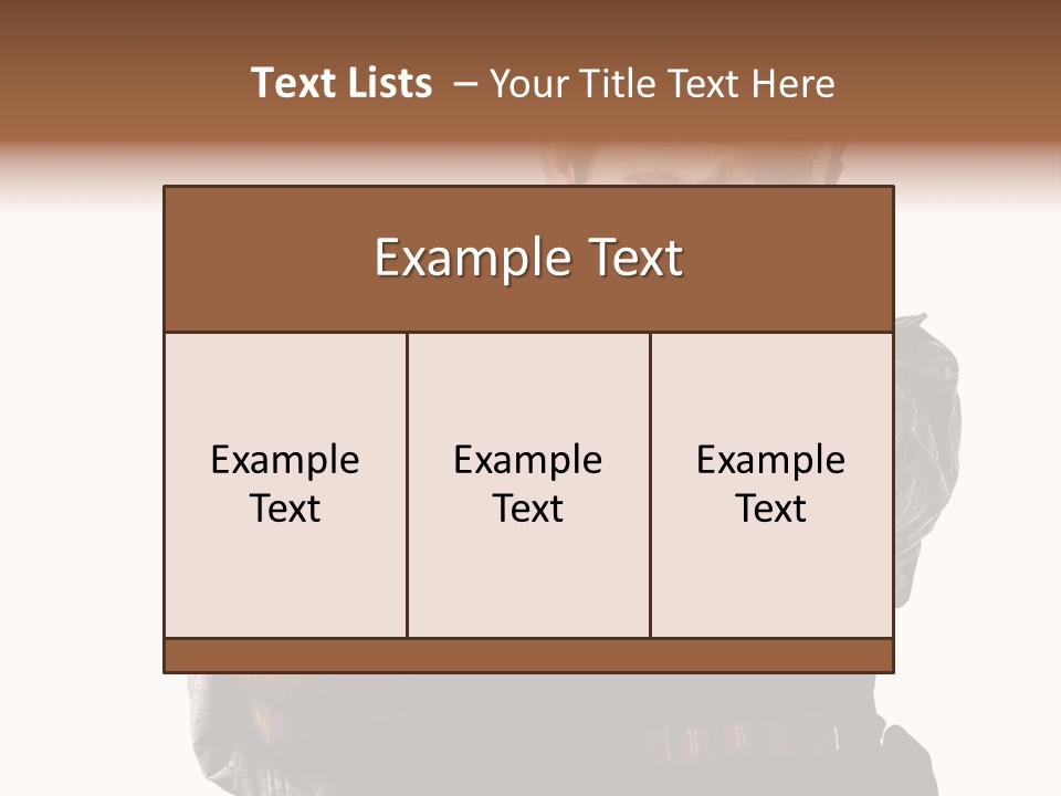 Power Assault Weapon PowerPoint Template