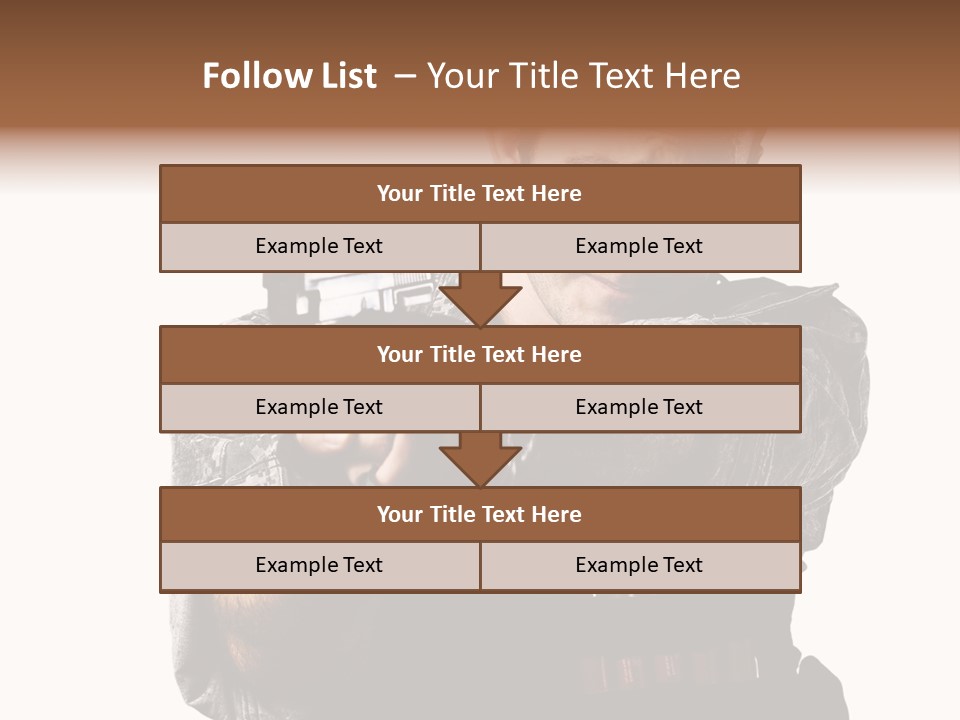 Power Assault Weapon PowerPoint Template