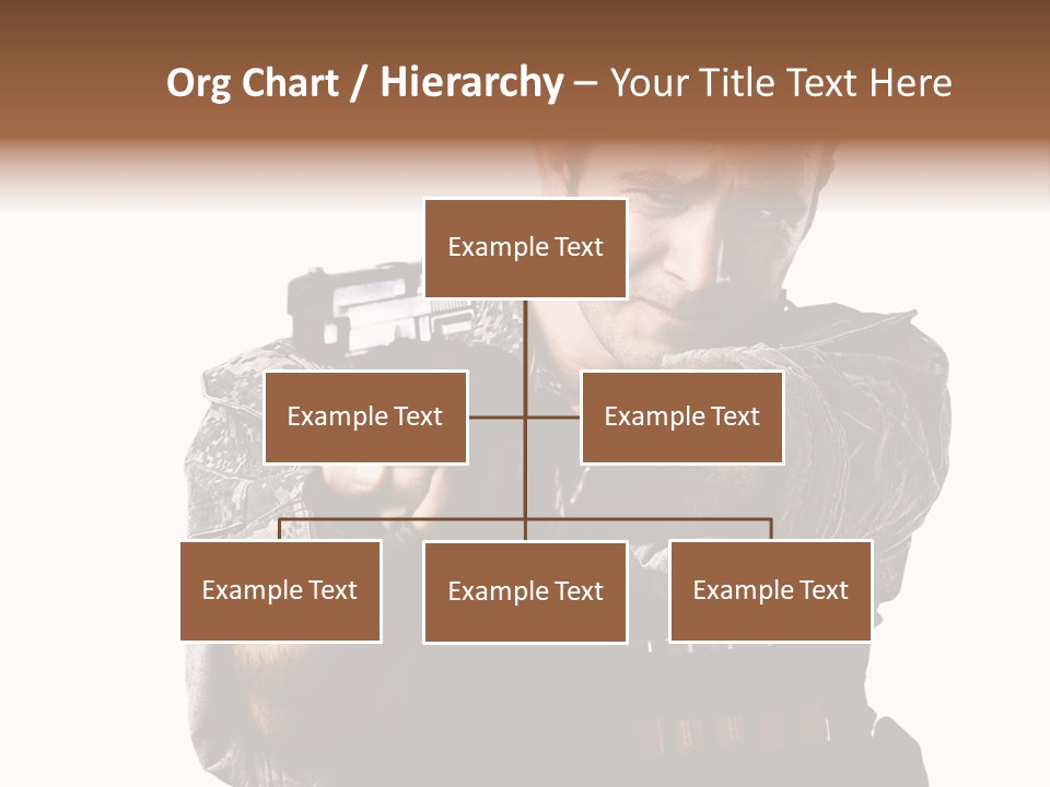 Power Assault Weapon PowerPoint Template