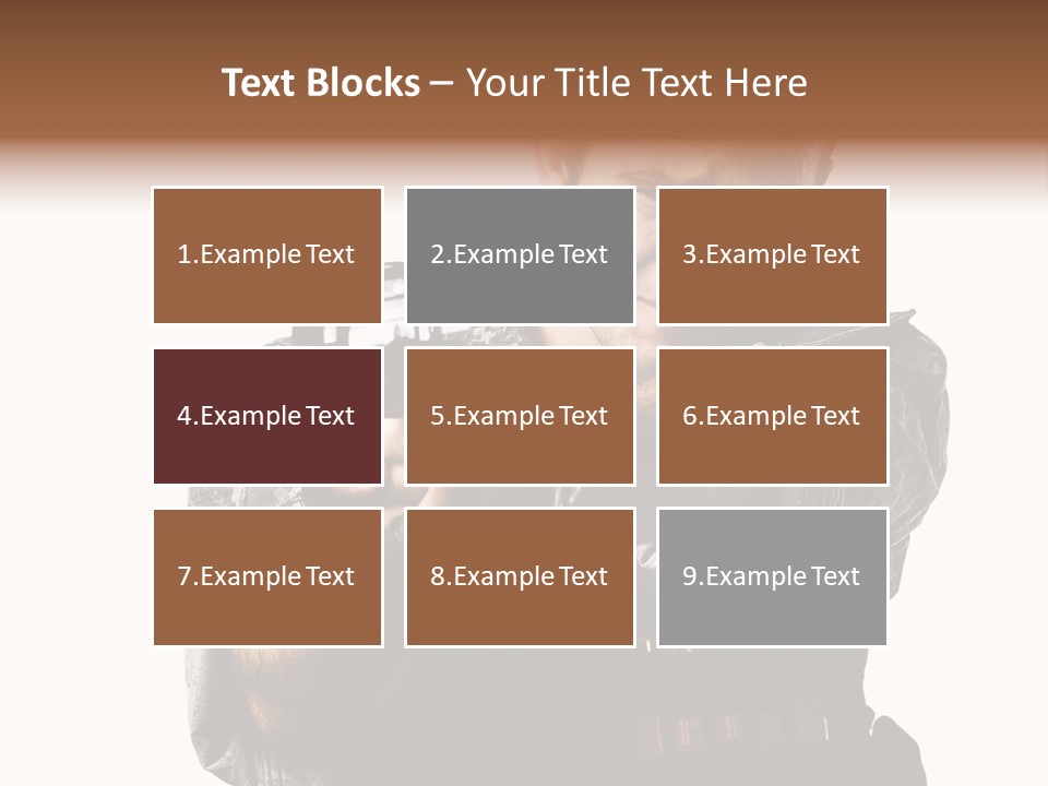 Power Assault Weapon PowerPoint Template
