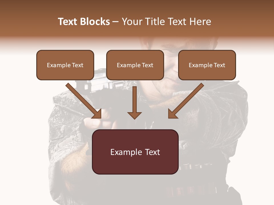 Power Assault Weapon PowerPoint Template