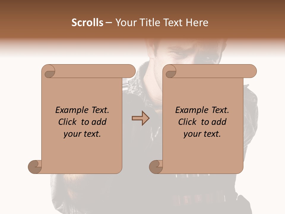 Power Assault Weapon PowerPoint Template