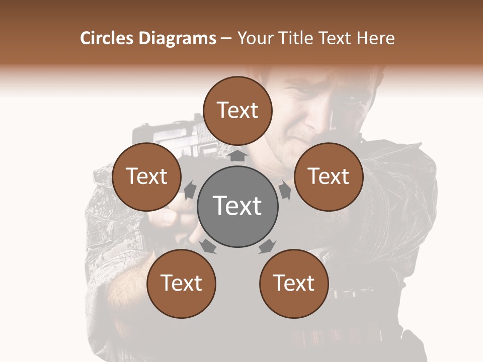 Power Assault Weapon PowerPoint Template