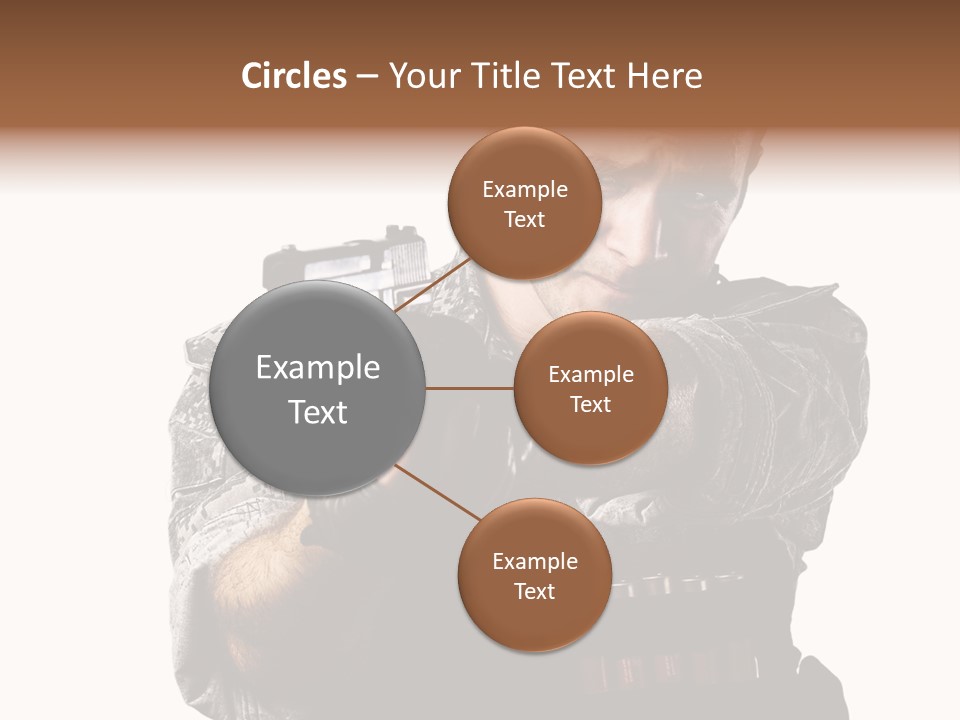 Power Assault Weapon PowerPoint Template