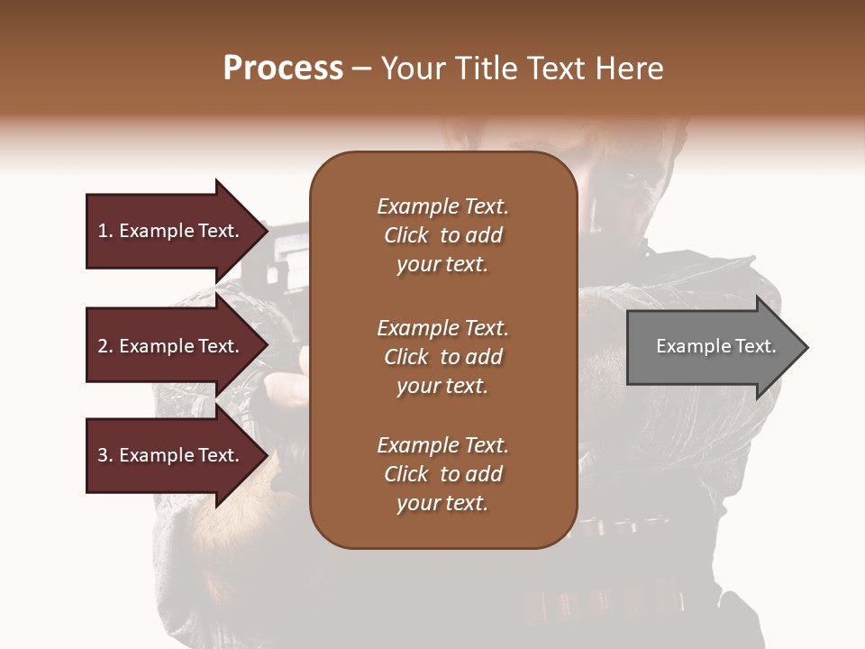 Power Assault Weapon PowerPoint Template