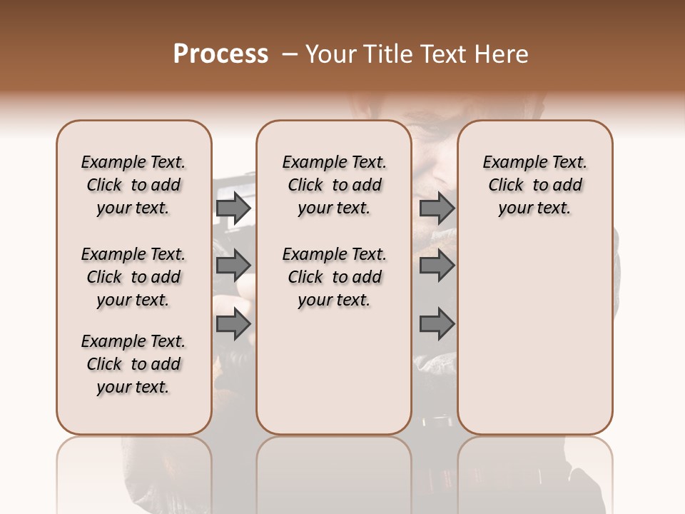 Power Assault Weapon PowerPoint Template