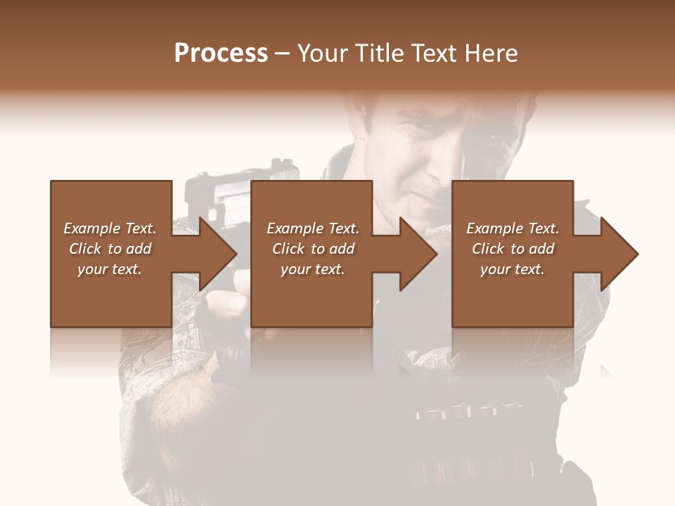 Power Assault Weapon PowerPoint Template