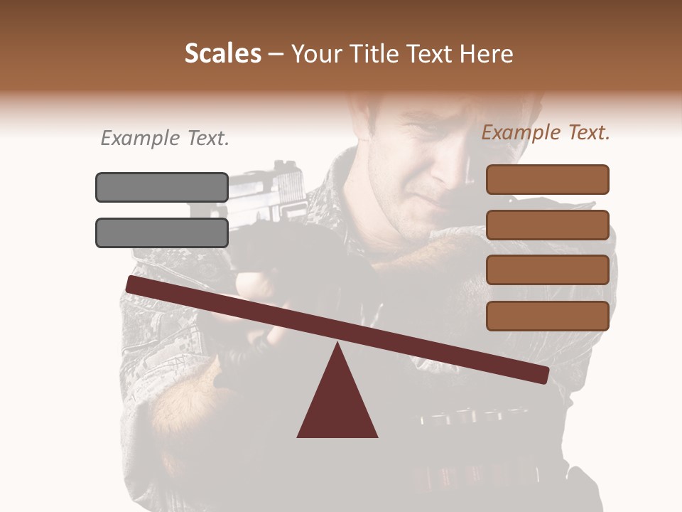 Power Assault Weapon PowerPoint Template