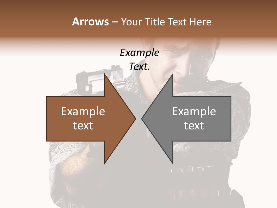 Power Assault Weapon PowerPoint Template
