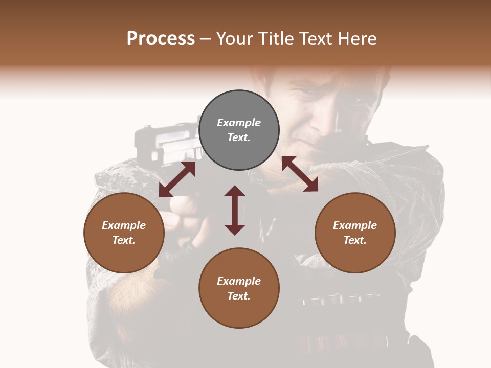 Power Assault Weapon PowerPoint Template