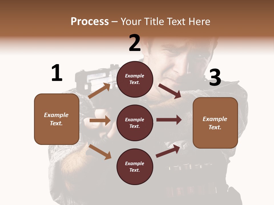 Power Assault Weapon PowerPoint Template