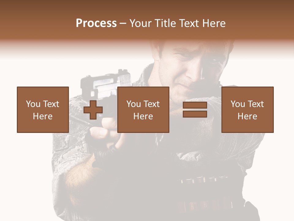 Power Assault Weapon PowerPoint Template