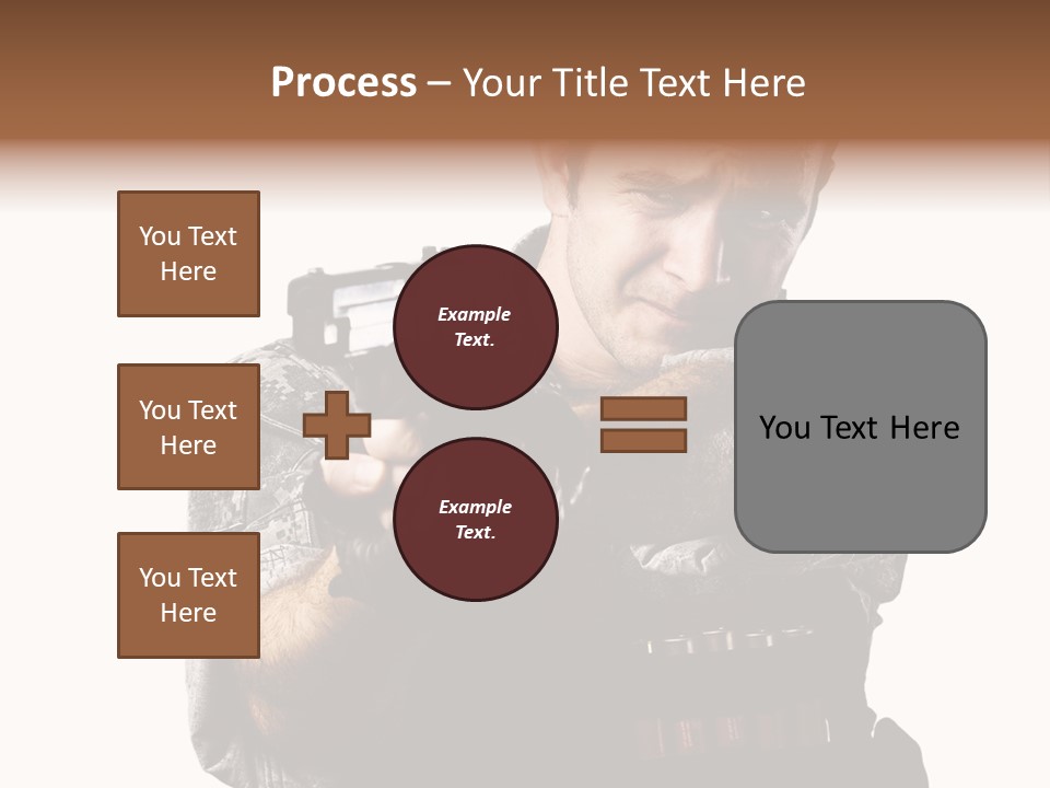 Power Assault Weapon PowerPoint Template