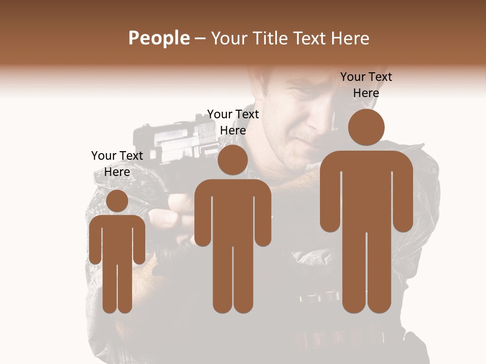 Power Assault Weapon PowerPoint Template