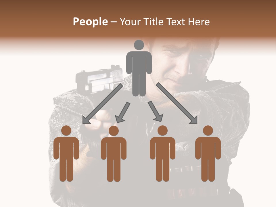 Power Assault Weapon PowerPoint Template