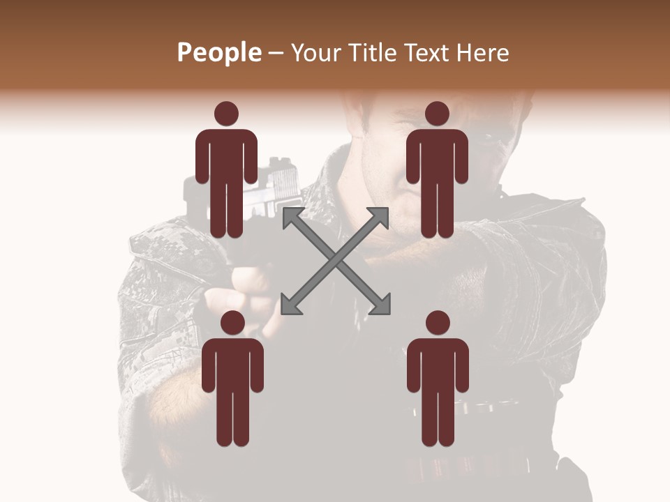 Power Assault Weapon PowerPoint Template