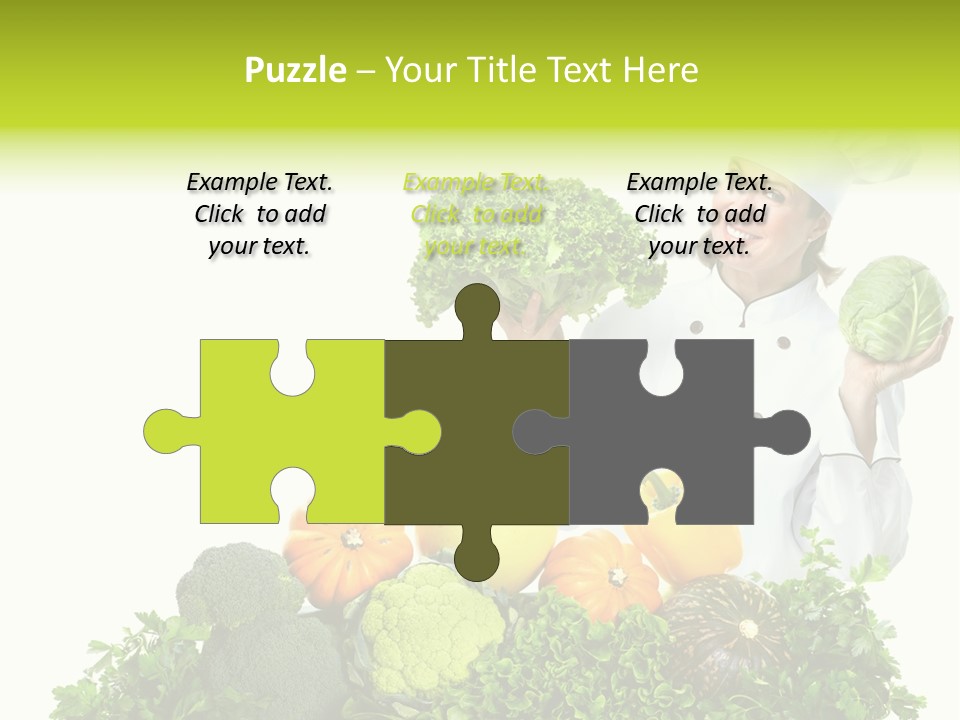 Service Nutrition Menu PowerPoint Template