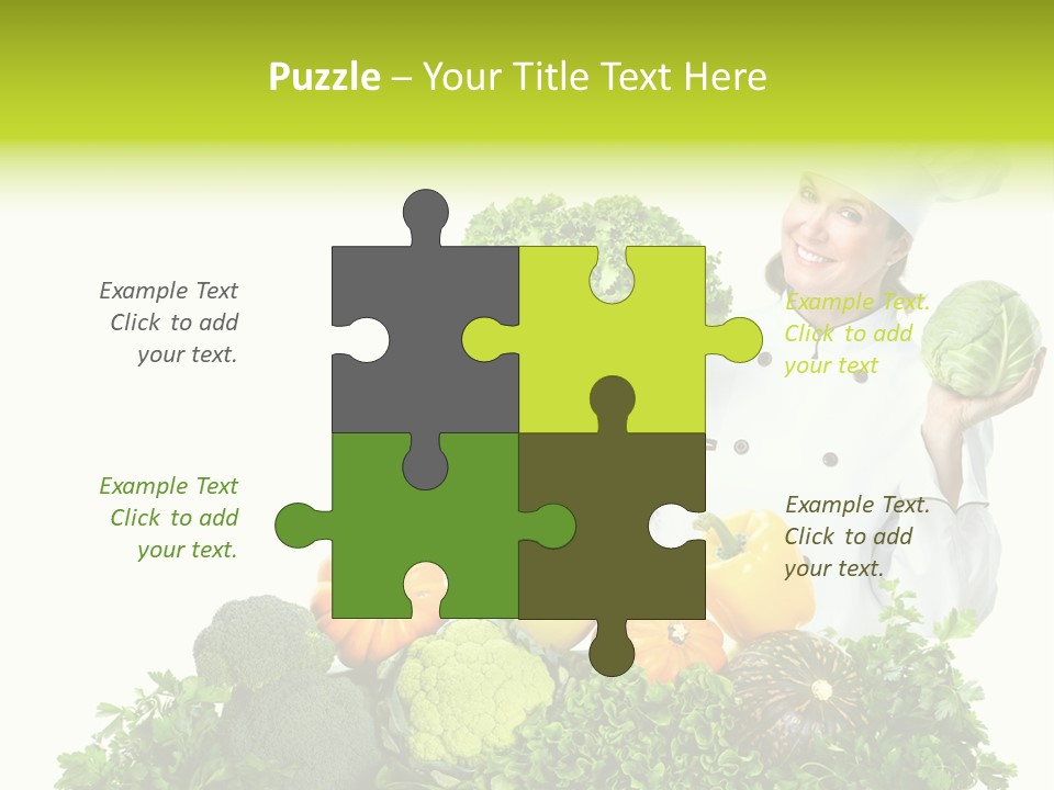 Service Nutrition Menu PowerPoint Template