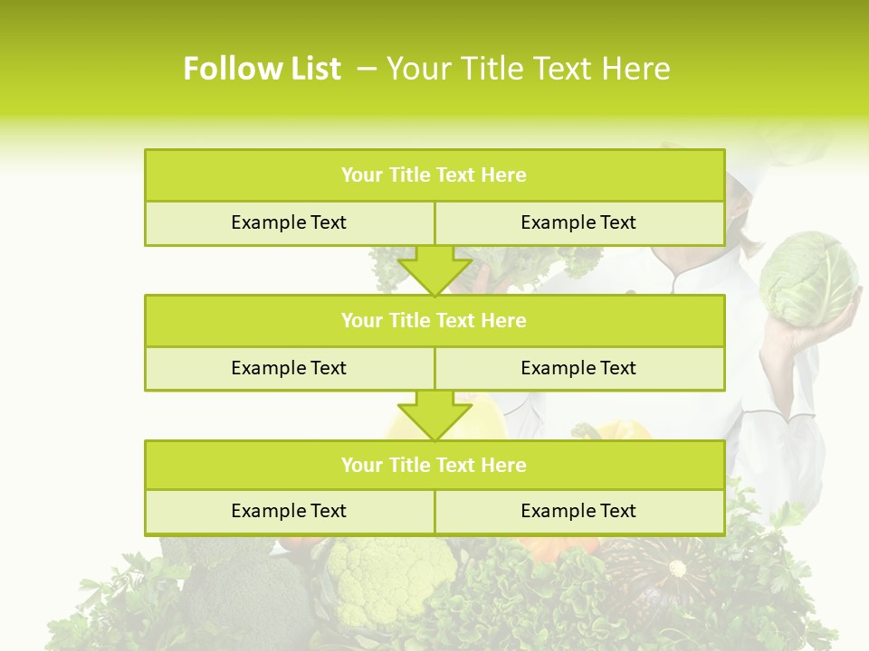 Service Nutrition Menu PowerPoint Template