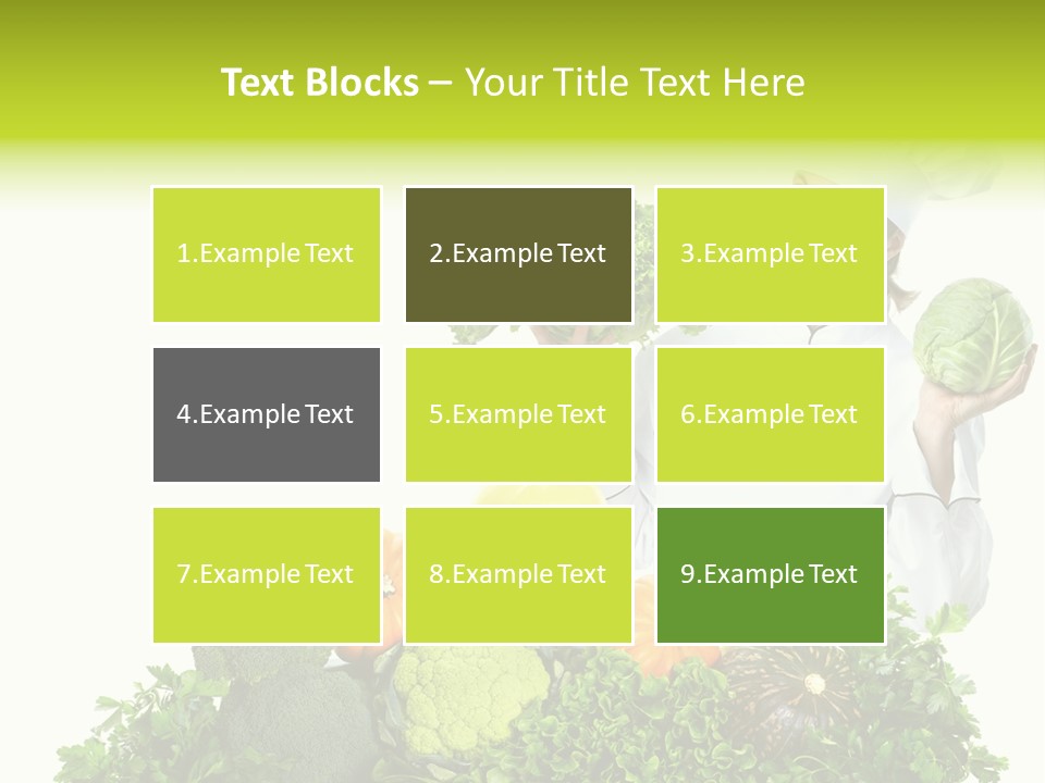 Service Nutrition Menu PowerPoint Template
