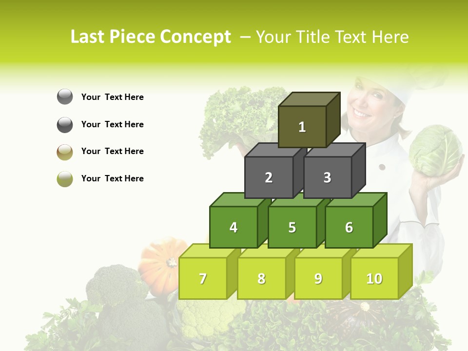 Service Nutrition Menu PowerPoint Template