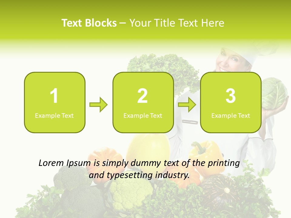Service Nutrition Menu PowerPoint Template