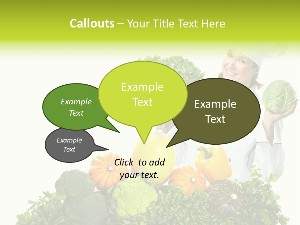 Service Nutrition Menu PowerPoint Template