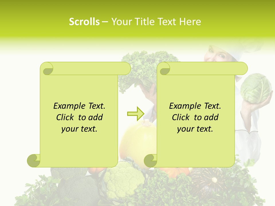Service Nutrition Menu PowerPoint Template