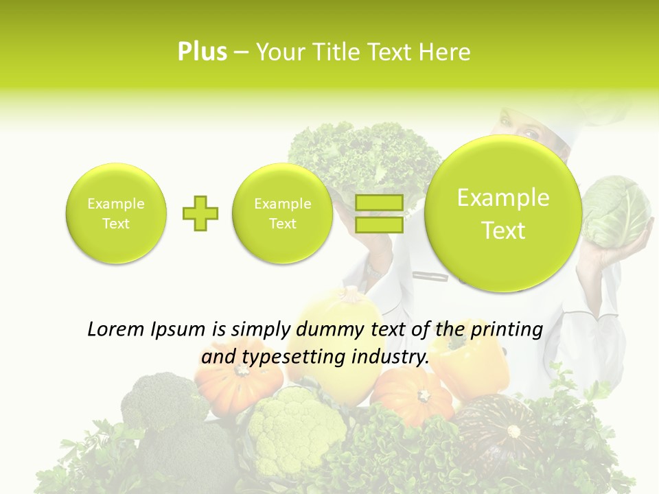Service Nutrition Menu PowerPoint Template