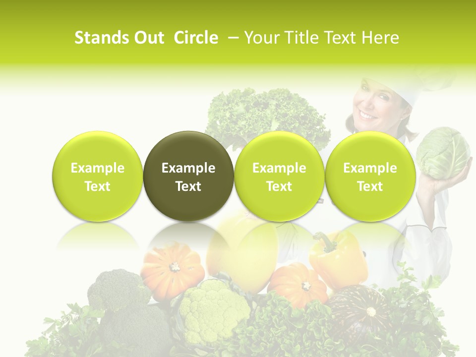 Service Nutrition Menu PowerPoint Template