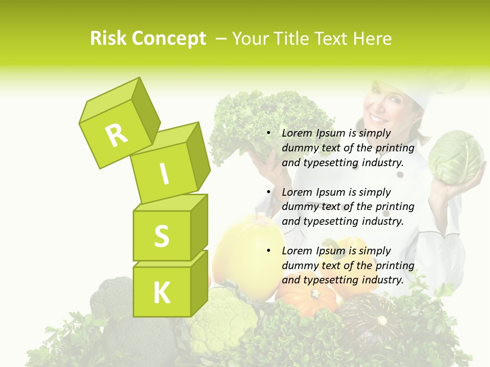 Service Nutrition Menu PowerPoint Template