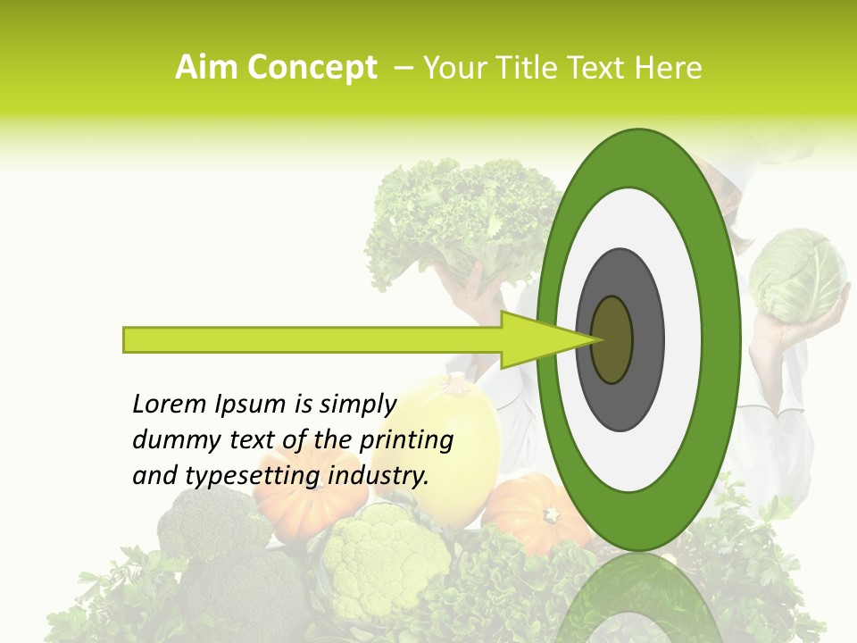 Service Nutrition Menu PowerPoint Template