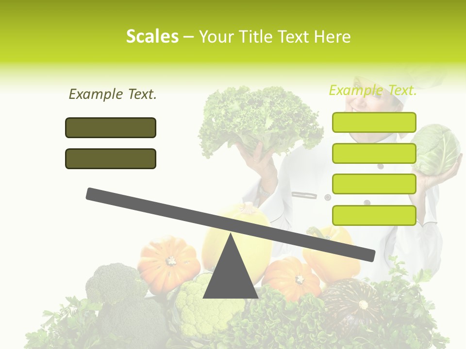 Service Nutrition Menu PowerPoint Template
