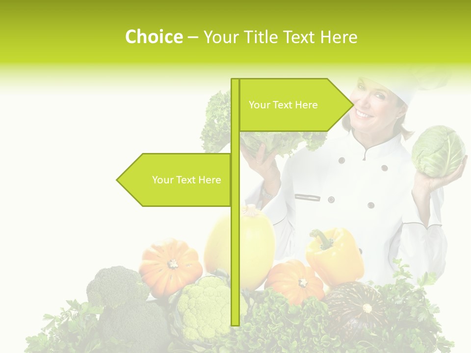 Service Nutrition Menu PowerPoint Template