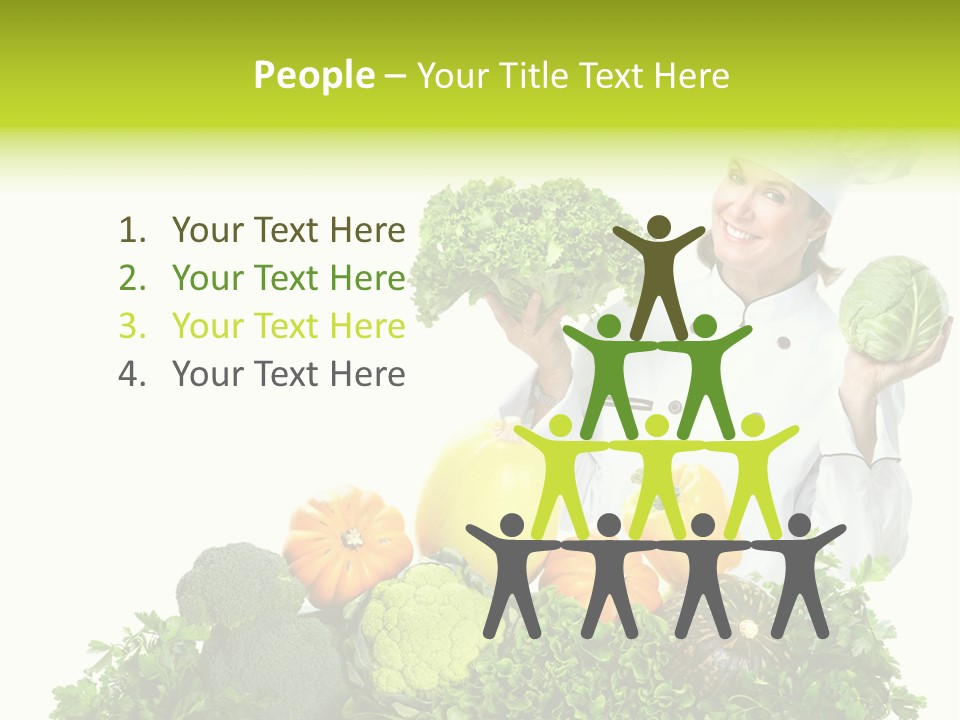 Service Nutrition Menu PowerPoint Template