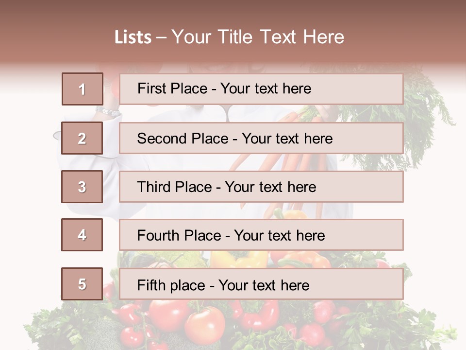 Carrot Diet Staff PowerPoint Template