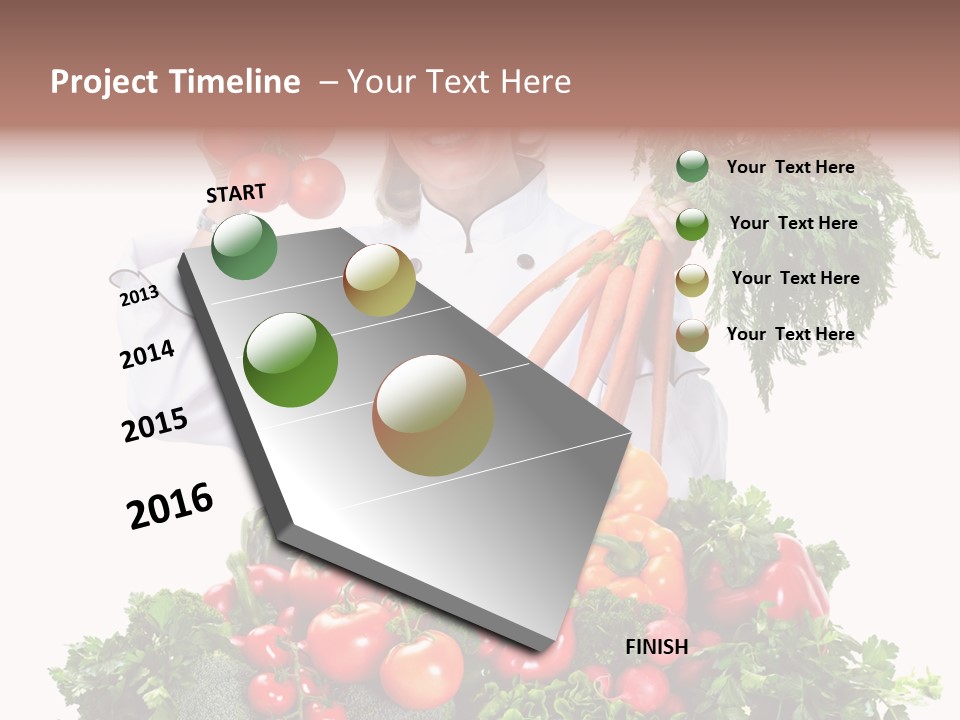 Carrot Diet Staff PowerPoint Template