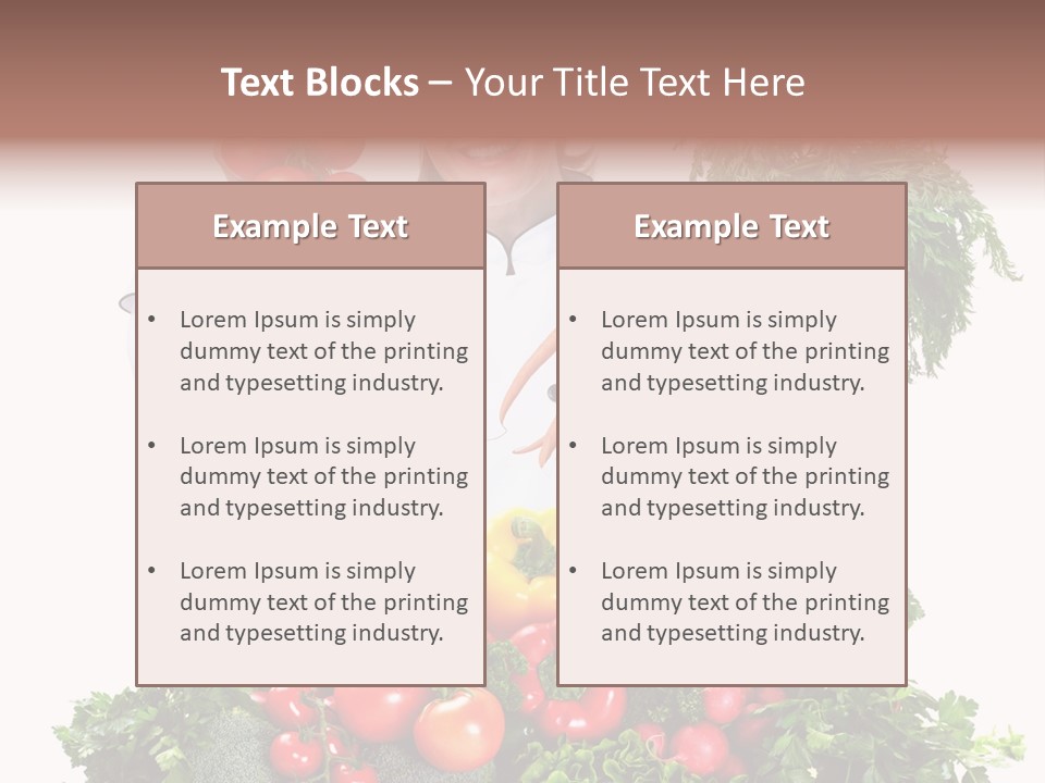 Carrot Diet Staff PowerPoint Template