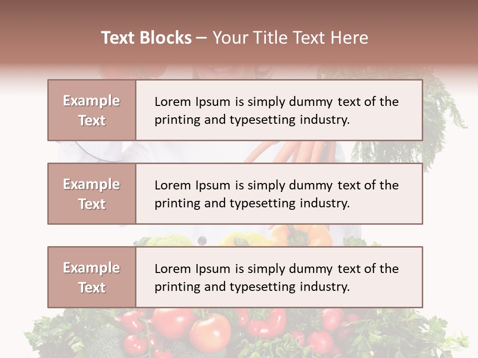 Carrot Diet Staff PowerPoint Template