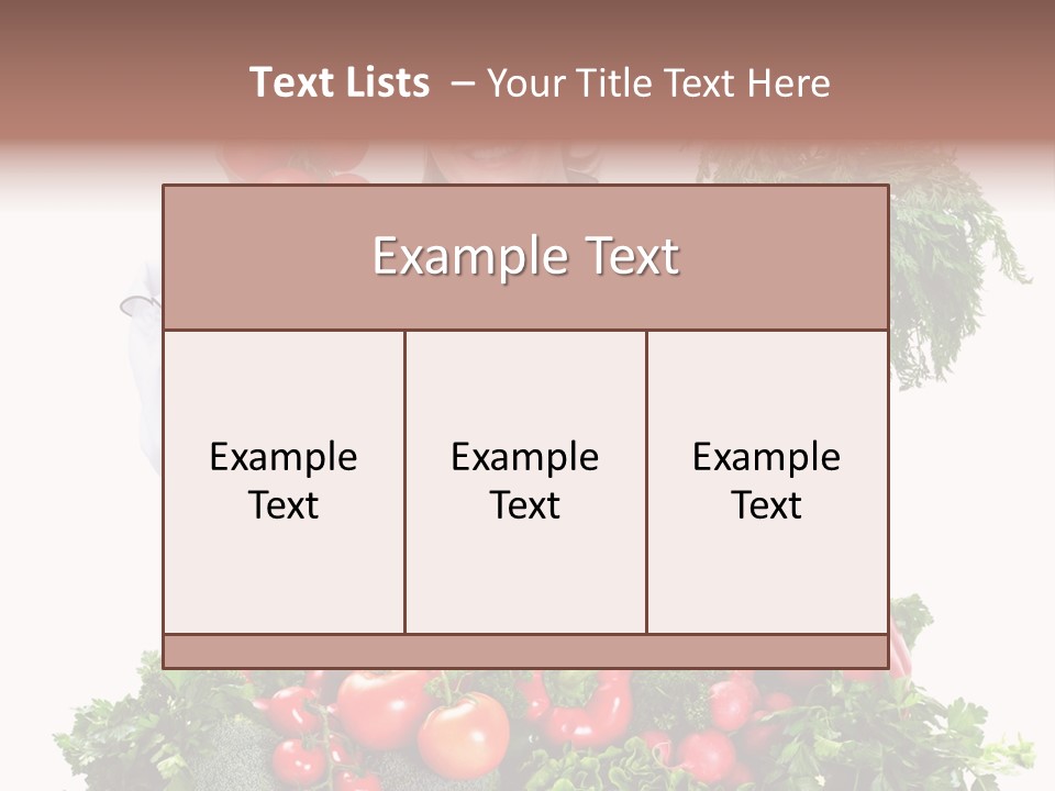 Carrot Diet Staff PowerPoint Template