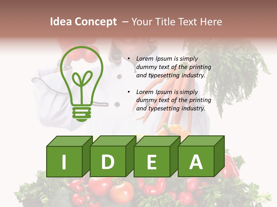 Carrot Diet Staff PowerPoint Template