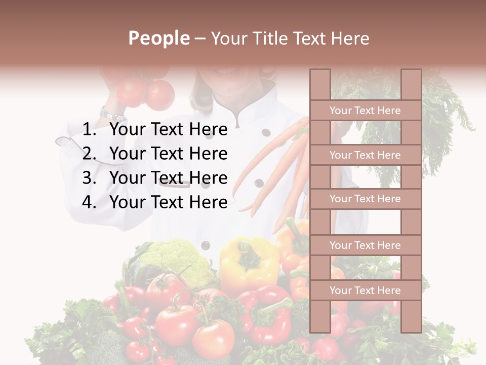 Carrot Diet Staff PowerPoint Template