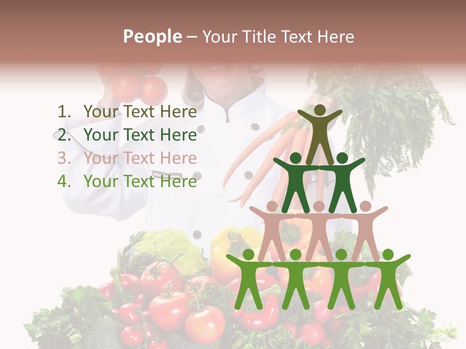 Carrot Diet Staff PowerPoint Template