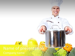 Adult Cheerful Cuisine PowerPoint Template
