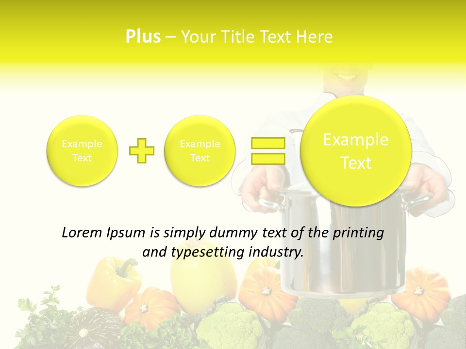 Adult Cheerful Cuisine PowerPoint Template